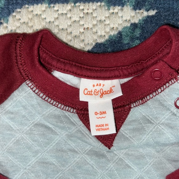 Maroon & Grey Baby Boy 2 PIECE - Picture 4 of 7